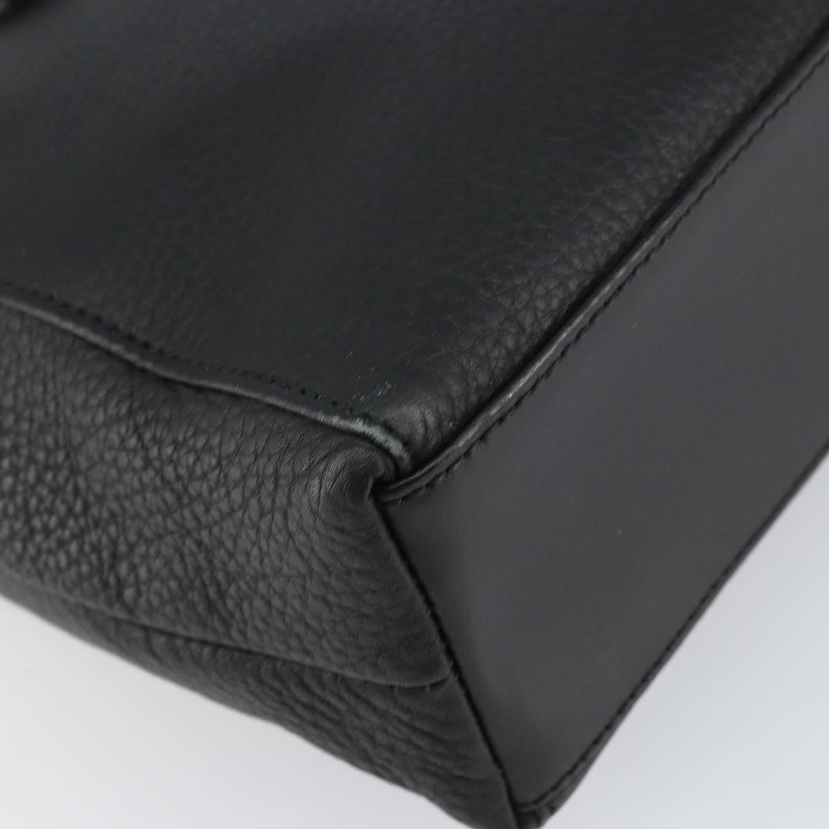 Burberry Vintage Shoulder Bag Leather, BLACK, LEATHER, Shoulder bag