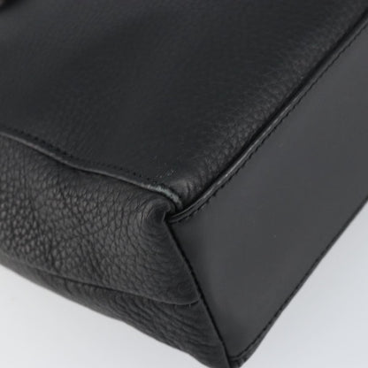 Burberry Vintage Shoulder Bag Leather, BLACK, LEATHER, Shoulder bag