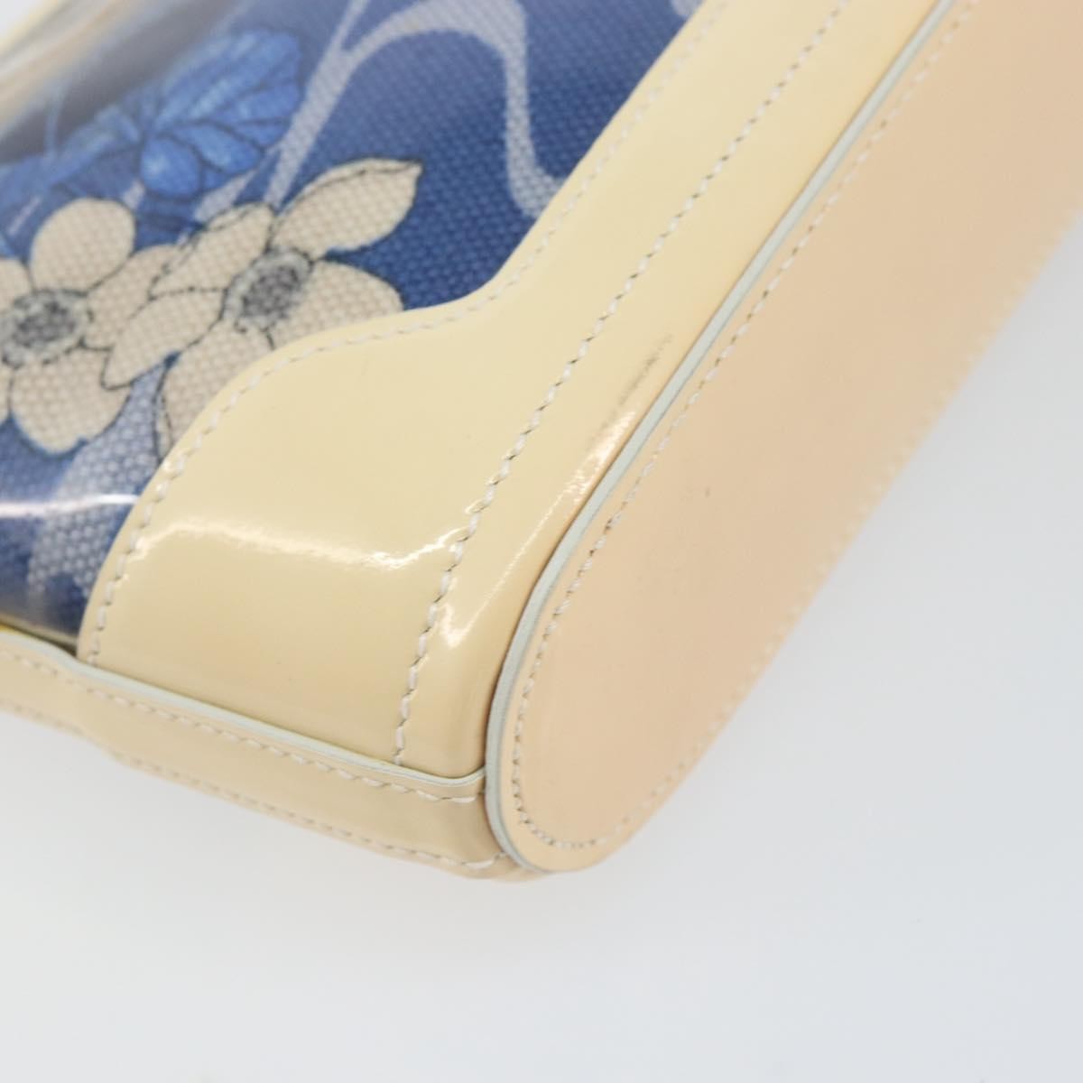 Salvatore Ferragamo Vintage Shoulder Bag Patent leather, BLUE, PATENT_LEATHER, Shoulder bag