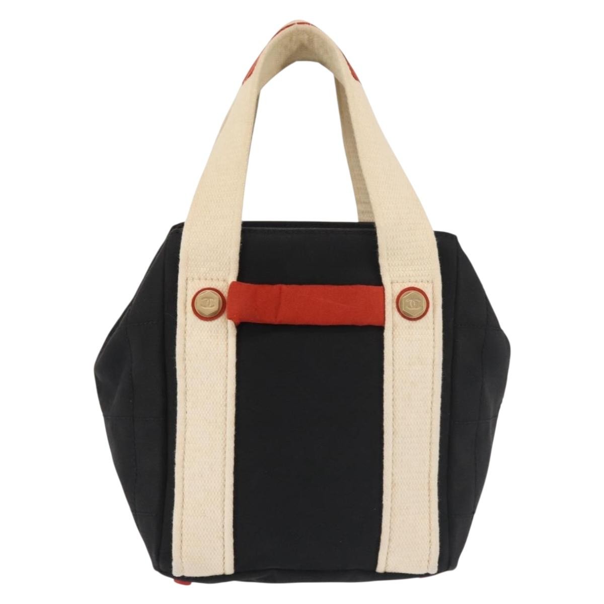 Chanel Chocolate Bar Coco Mark handbag Canvas, NAVY, CANVAS, Handbag