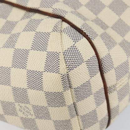 Louis Vuitton Totally Handbag Damier, WHITE, CANVAS, Tote bag