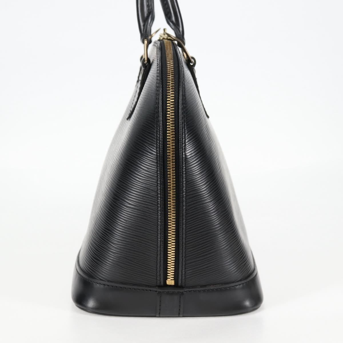 Louis Vuitton Alma Handbag Epi Leather, BLACK, LEATHER, Handbag
