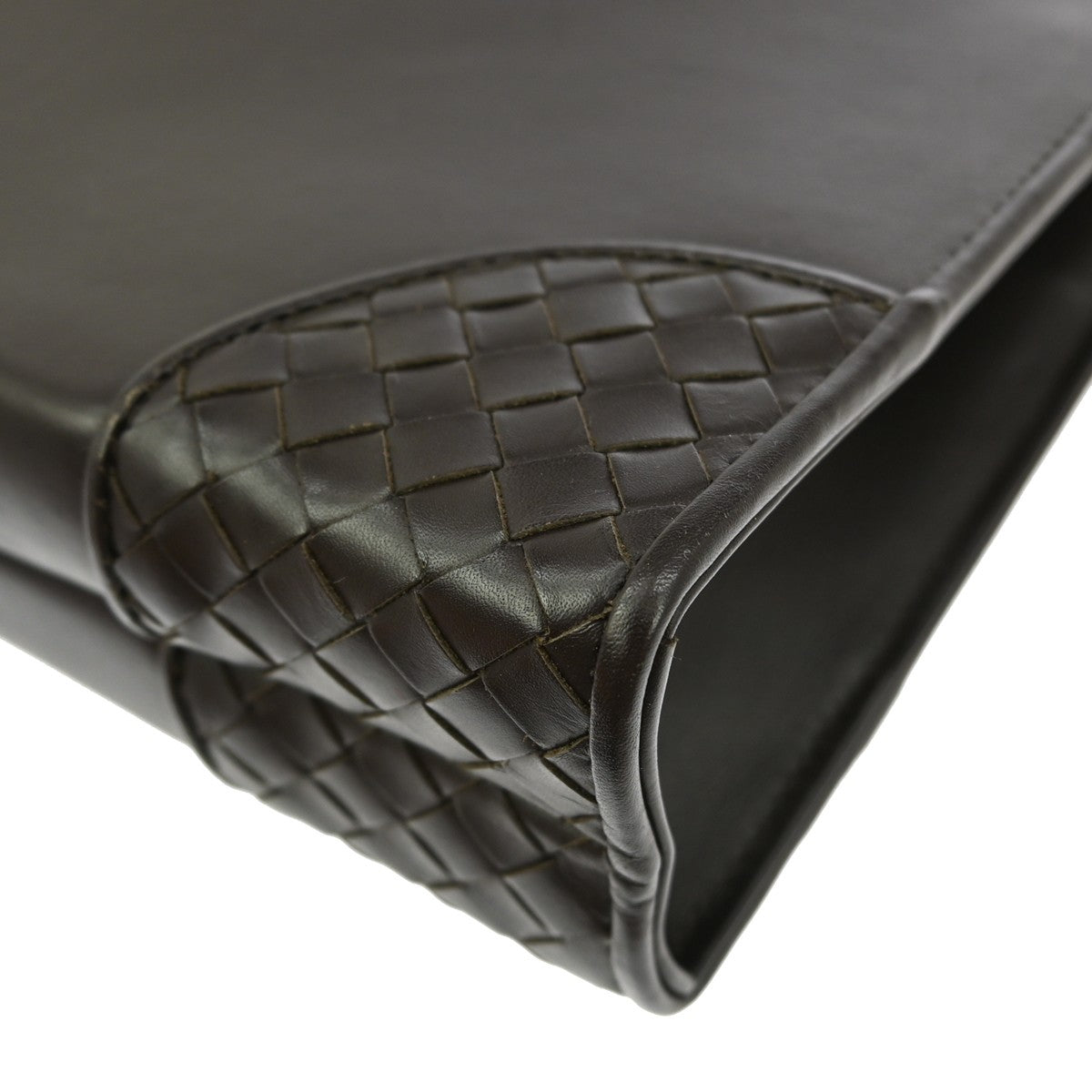 Bottega Veneta Intrecciato Handbag Leather, BROWN, LEATHER, Handbag