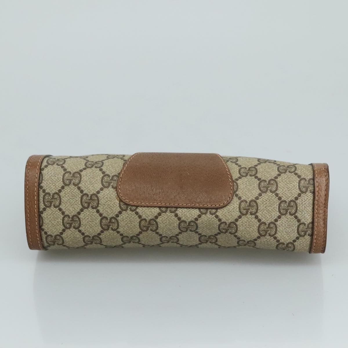 Gucci Vintage old clutch Canvas, BEIGE, PVC, Clutche & pouche