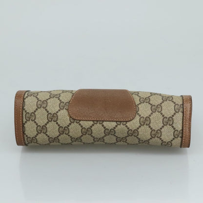 Gucci Vintage old clutch Canvas, BEIGE, PVC, Clutche & pouche