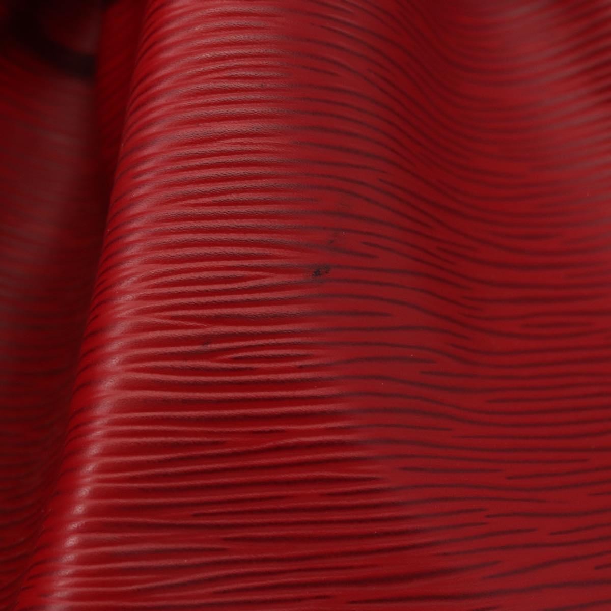 Louis Vuitton Noe Handbag Epi Leather, RED, LEATHER, Shoulder bag