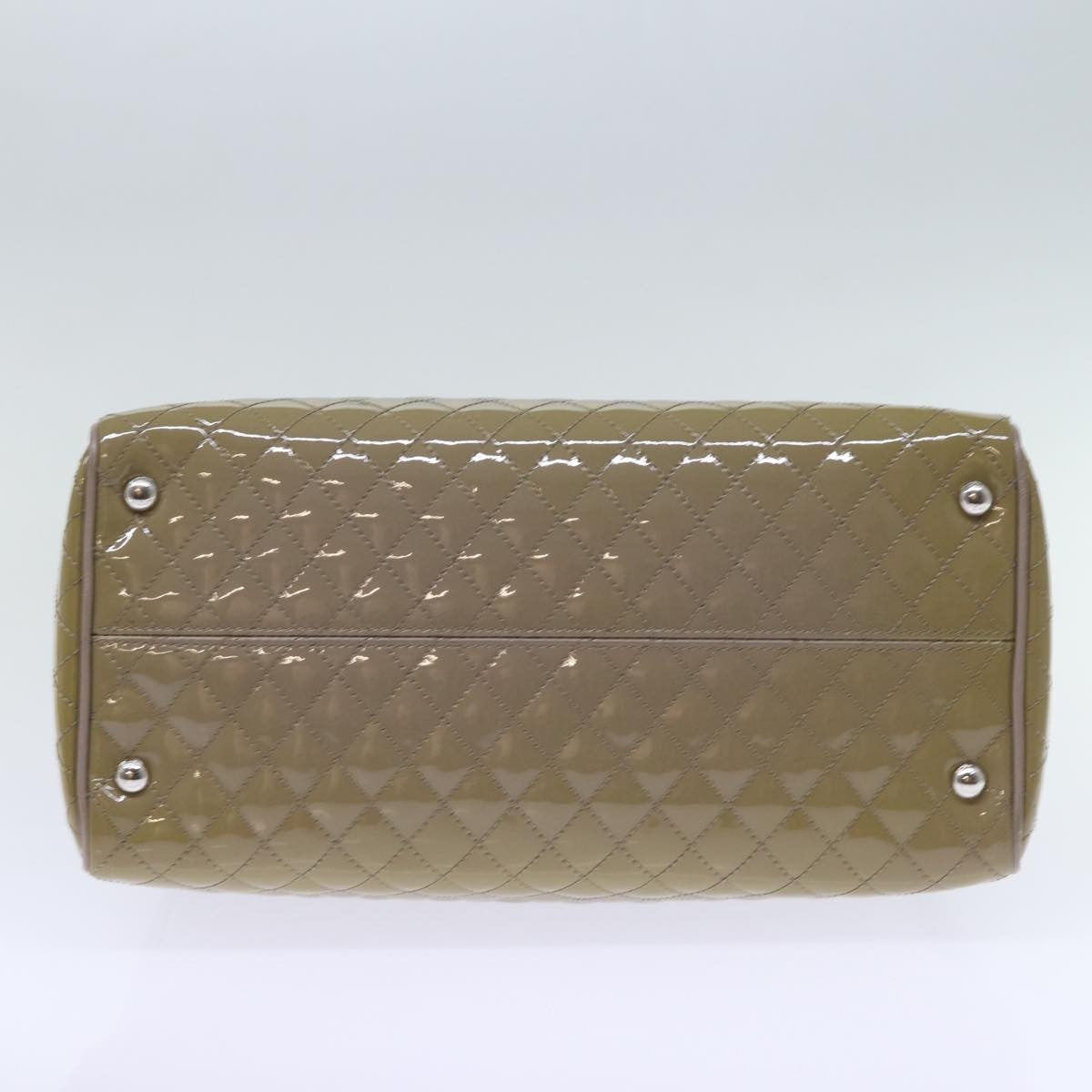 Salvatore Ferragamo Vala Handbag Patent leather, BEIGE, PATENT_LEATHER, Handbag