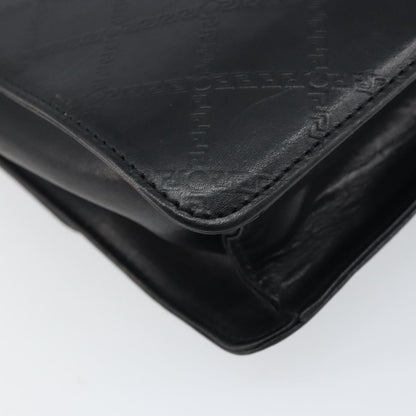 Versace Vintage Handbag Leather, BLACK, LEATHER, Handbag