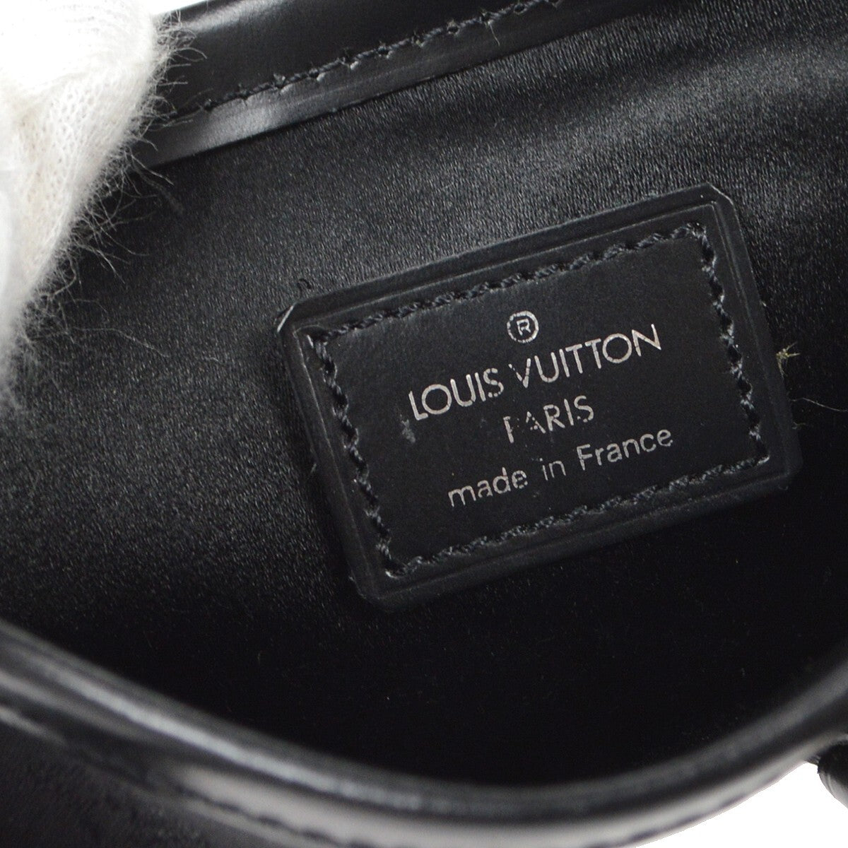 Louis Vuitton Bucket Bag Monogram Satin, BLACK, SATIN, Shoulder bag