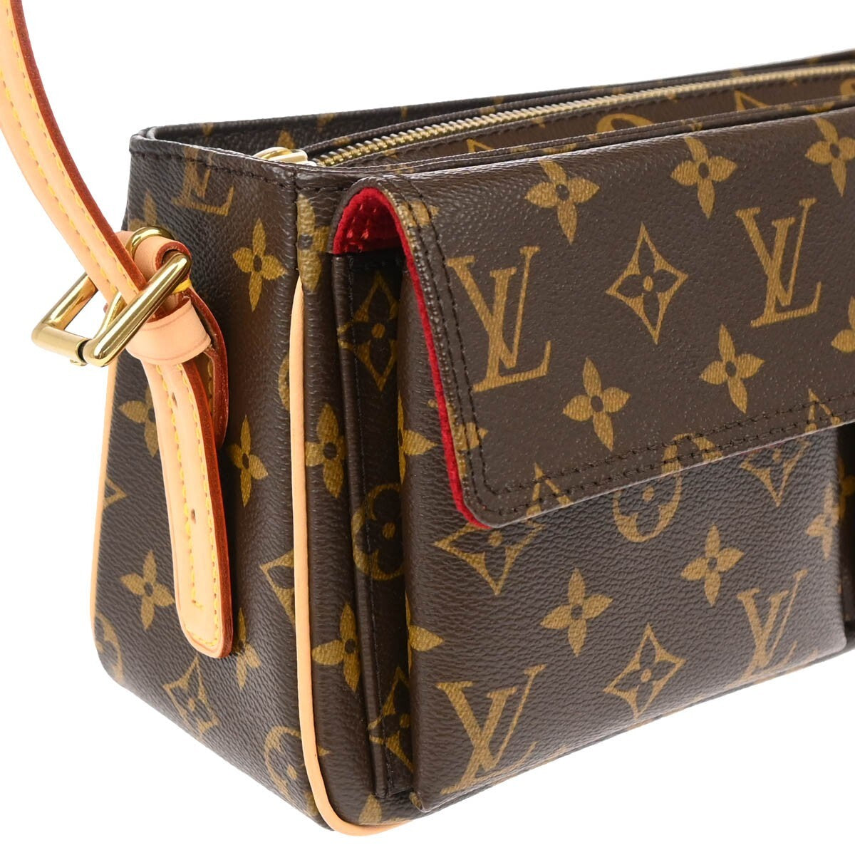 Louis Vuitton Viva Cite Handbag Monogram Canvas, BROWN, CANVAS, Handbag
