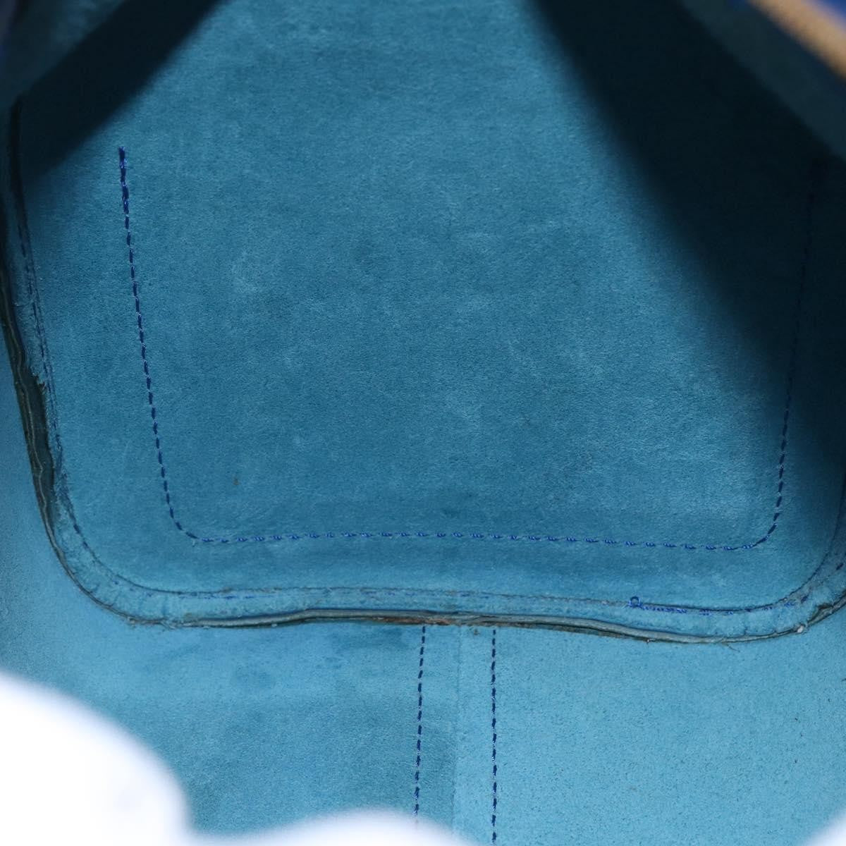 Louis Vuitton Speedy Handbag Epi Leather, BLUE, LEATHER, Handbag