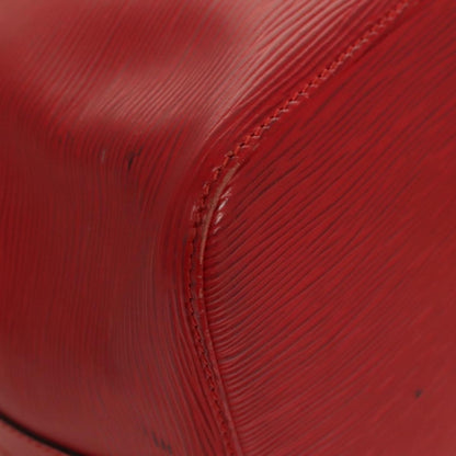 Louis Vuitton Petit Noe Handbag Epi Leather, RED, LEATHER, Shoulder bag