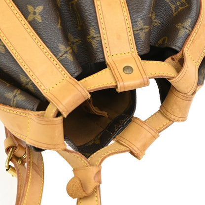 Louis Vuitton Randonnee Backpack Monogram Canvas, BROWN, CANVAS, Shoulder bag