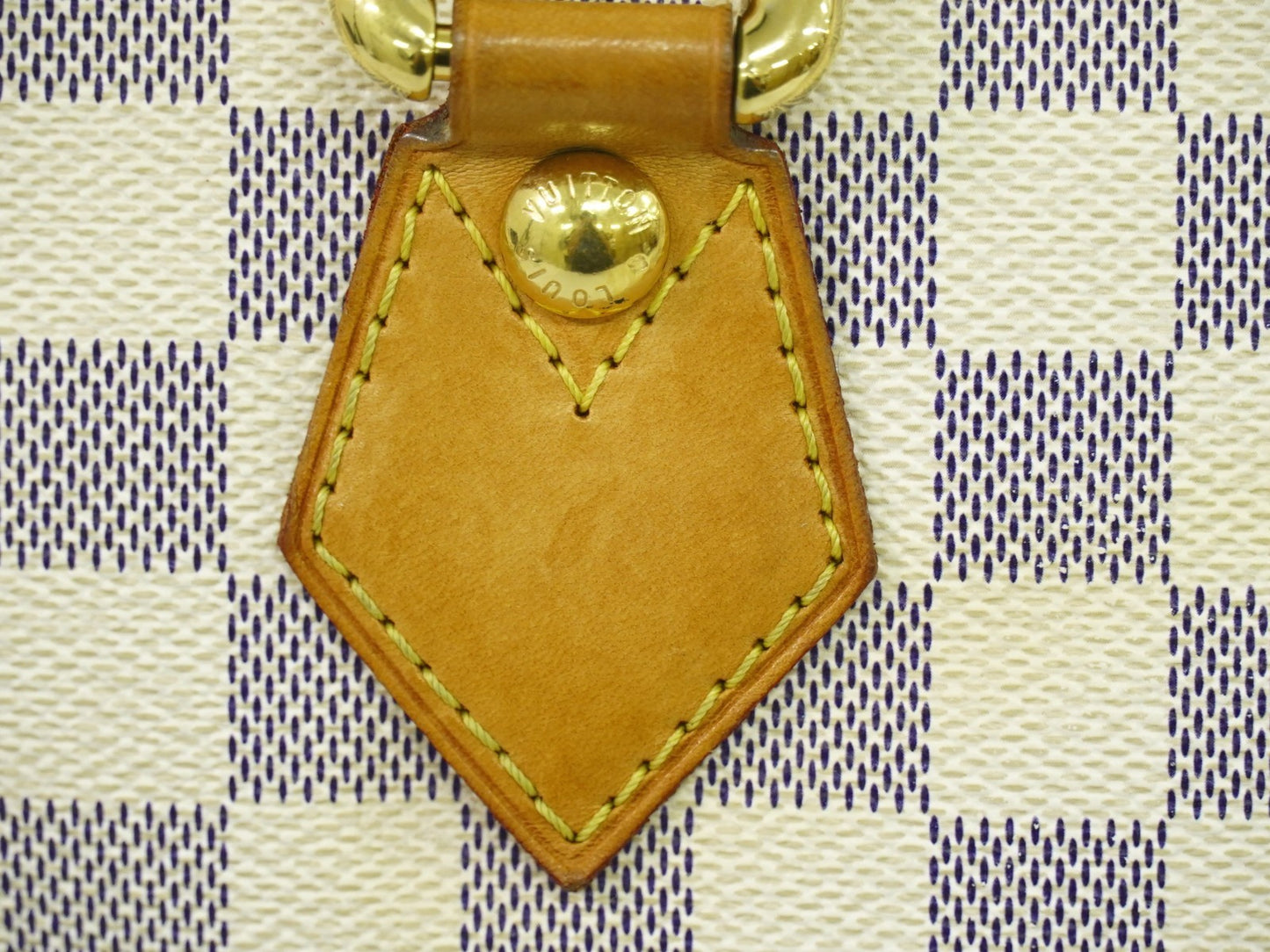 Louis Vuitton Saleya Handbag Damier, WHITE, CANVAS, Tote bag