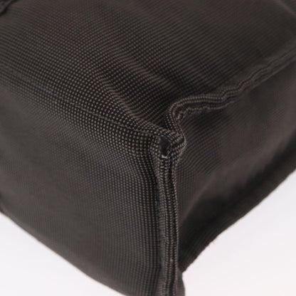 Hermes Fourre-tout Herline Canvas, GRAY, CANVAS, Tote bag