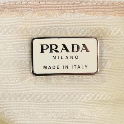 Prada Front Pocket Buckle Backpack Nylon, ECRU, NYLON, Backpack