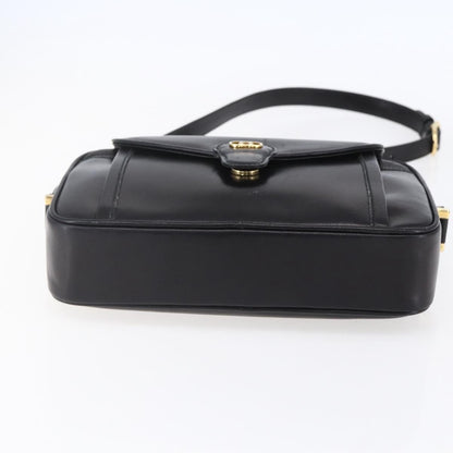 Gucci Vintage Shoulder Bag Leather, BLACK, LEATHER, Shoulder bag