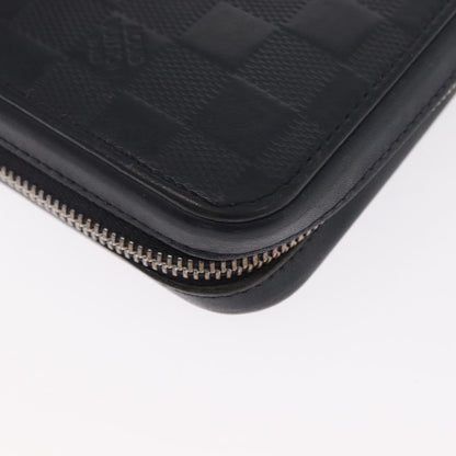 Louis Vuitton Zippy XL Damier Leather, BLACK, LEATHER, Wallets