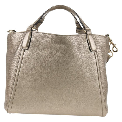 Gucci Soho Convertible Hobo Leather, GOLD, LEATHER, Handbag