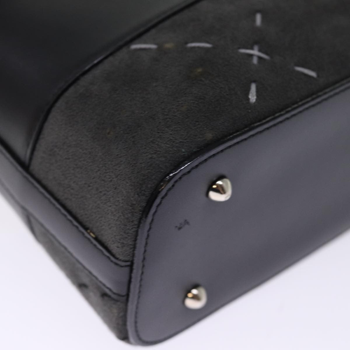 Burberry Vintage Shoulder Bag Leather, BLACK, LEATHER, Shoulder bag