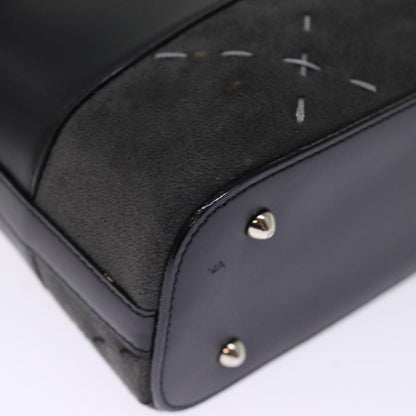 Burberry Vintage Shoulder Bag Leather, BLACK, LEATHER, Shoulder bag