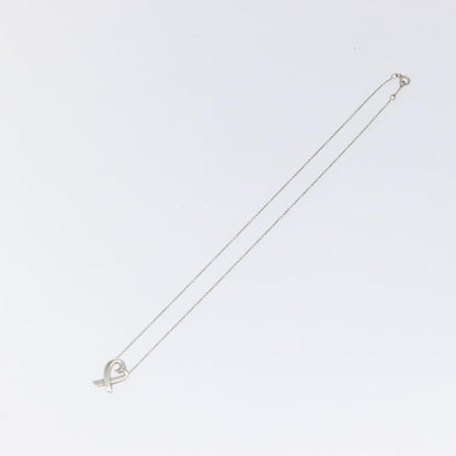 Tiffany & Co. Paloma Picasso Loving Heart Pendant Necklace Silver 925, SILVER, SILVER, Necklace