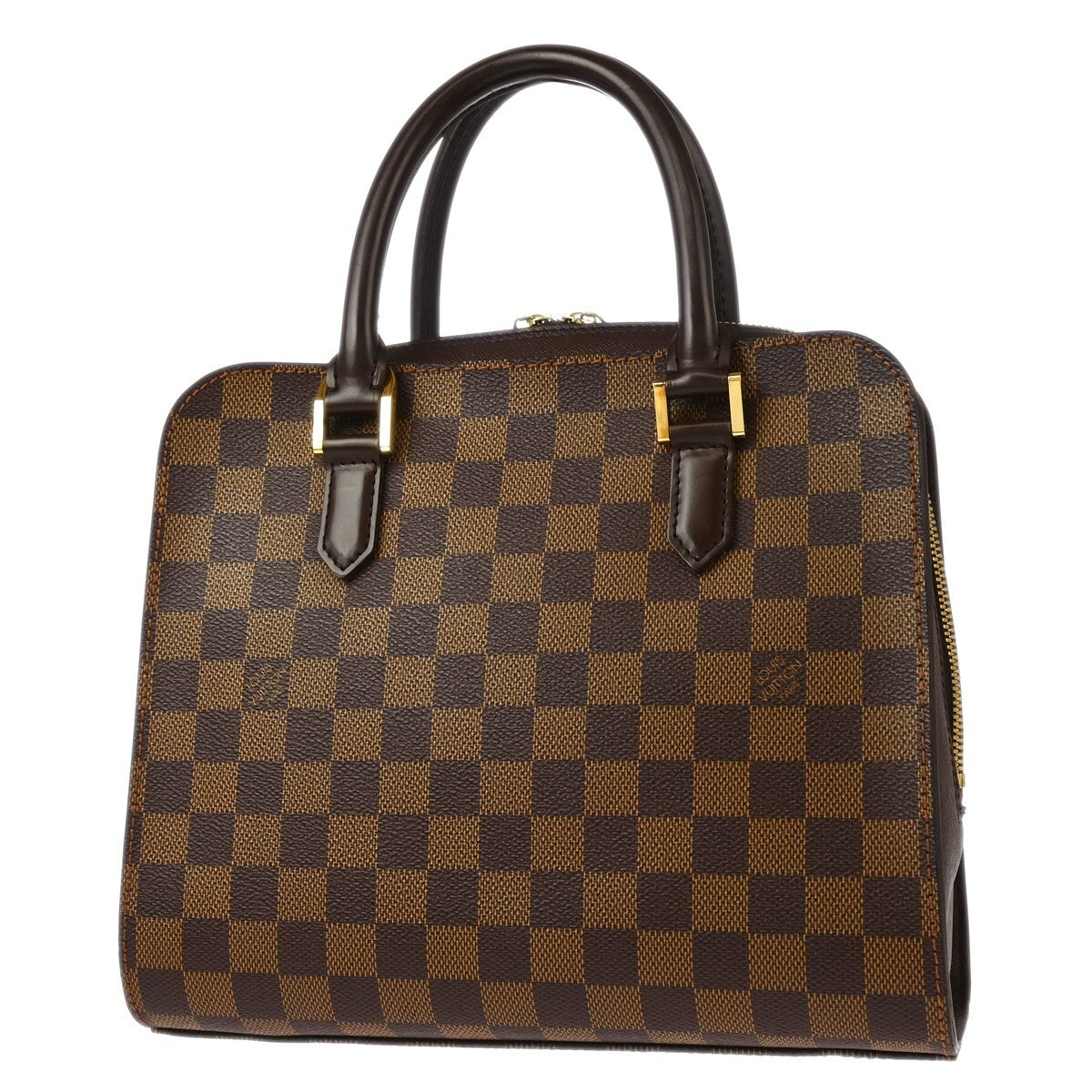 Louis Vuitton Triana Bag Damier, BROWN, CANVAS, Handbag