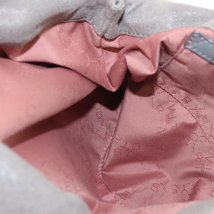 Stella McCartney Falabella Fold Over Crossbody Bag Suede, GRAY, SUEDE, Crossbody bag