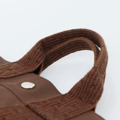 Hermes Fourre-tout Herline Fourre-tout Herline, Brown, Canvas, Tote Bag