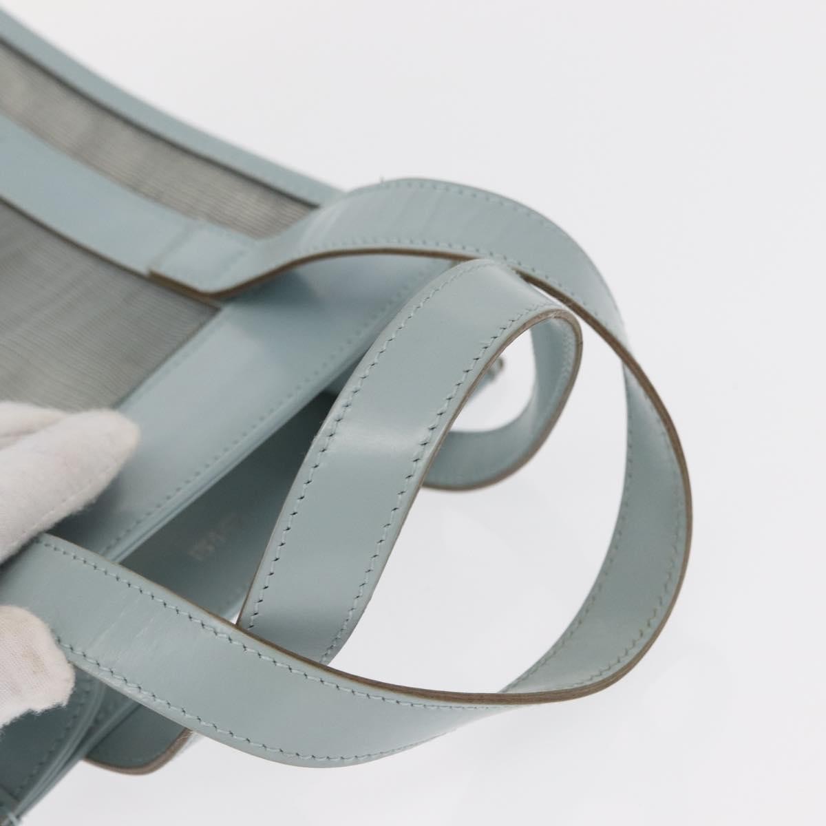 Gucci Vintage Handbag Leather, BLUE, LEATHER, Handbag