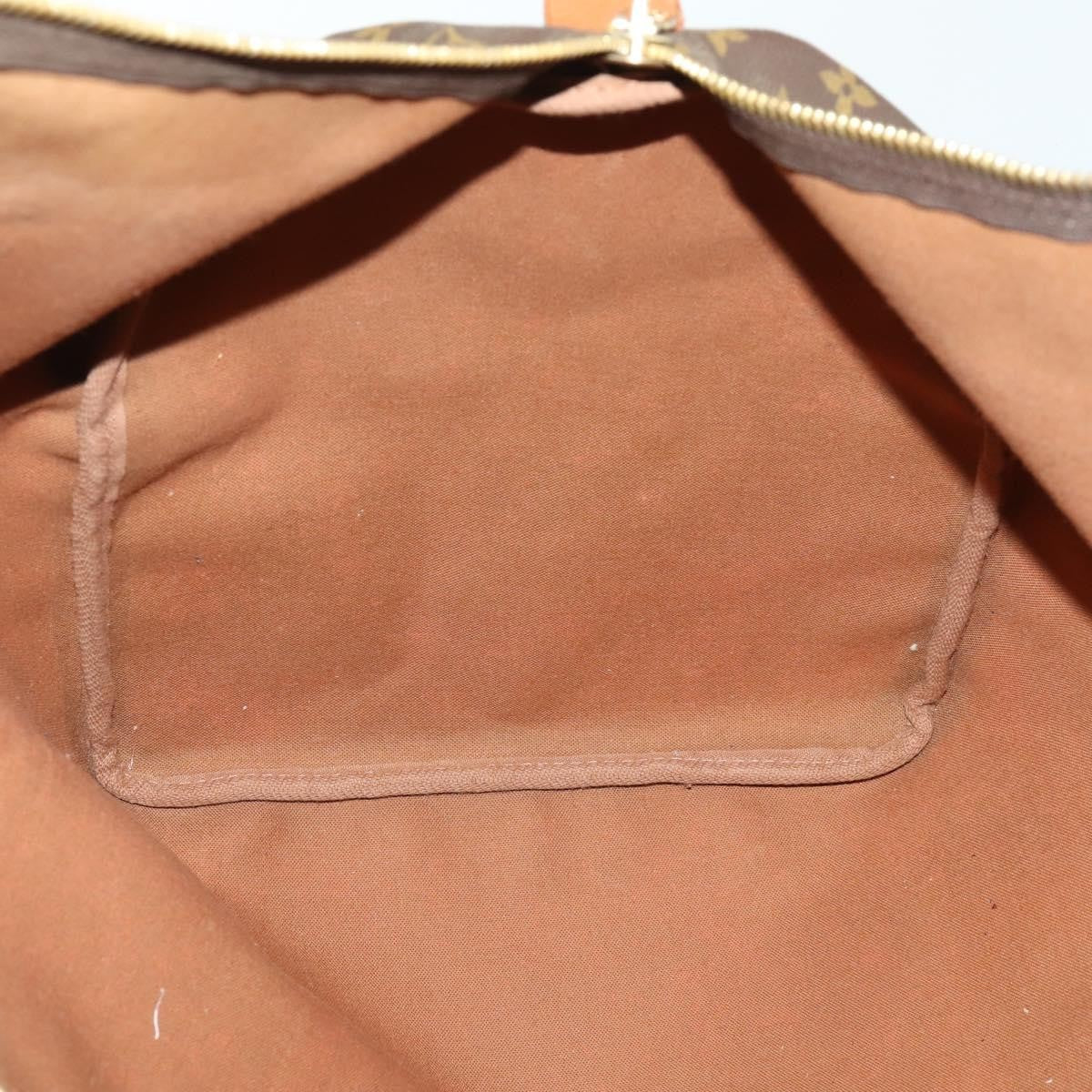 Louis Vuitton Keepall Bag Monogram Canvas, BROWN, CANVAS, Travel bag
