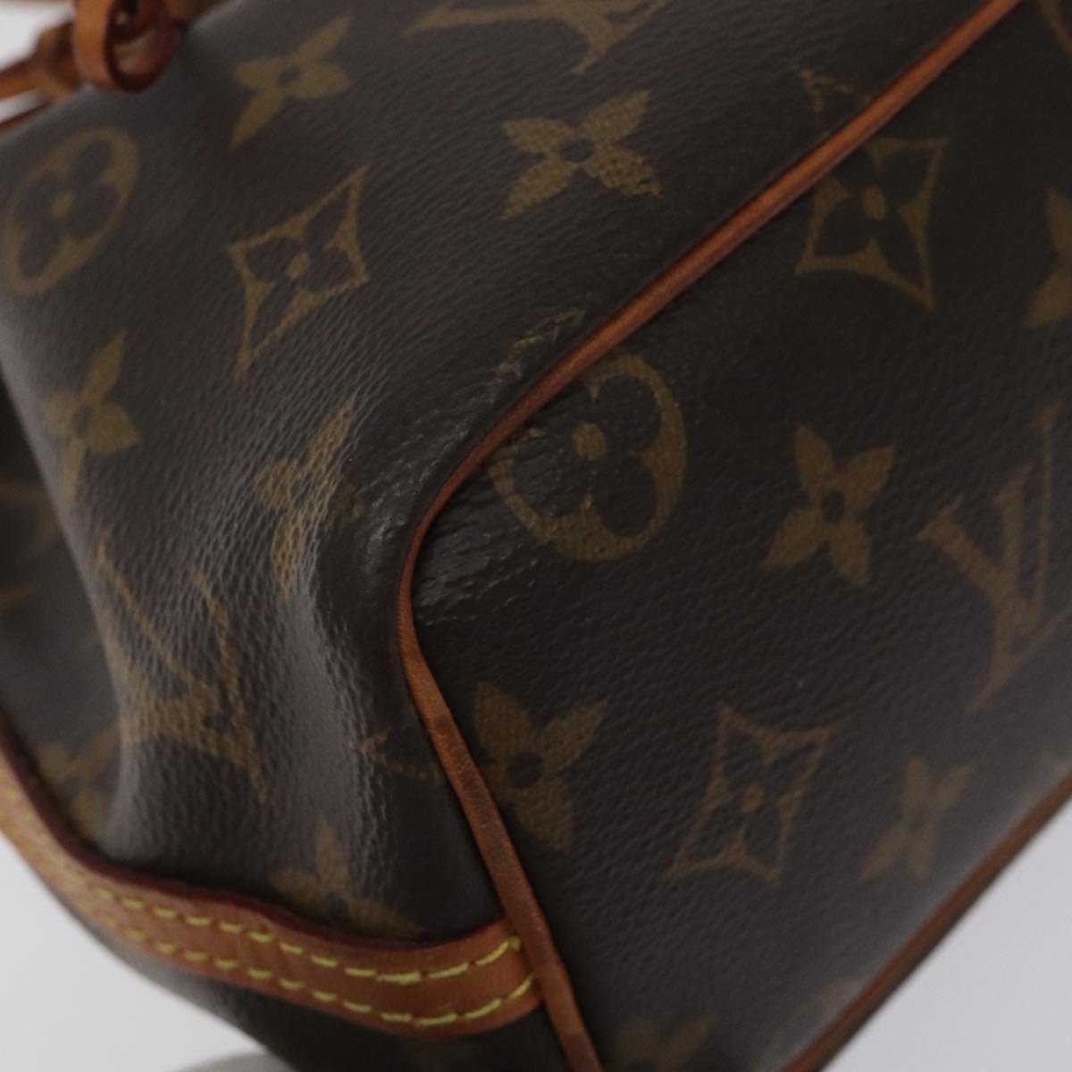 Louis Vuitton Nano Noe Shoulder Bag Monogram Canvas, BROWN, CANVAS, Shoulder bag