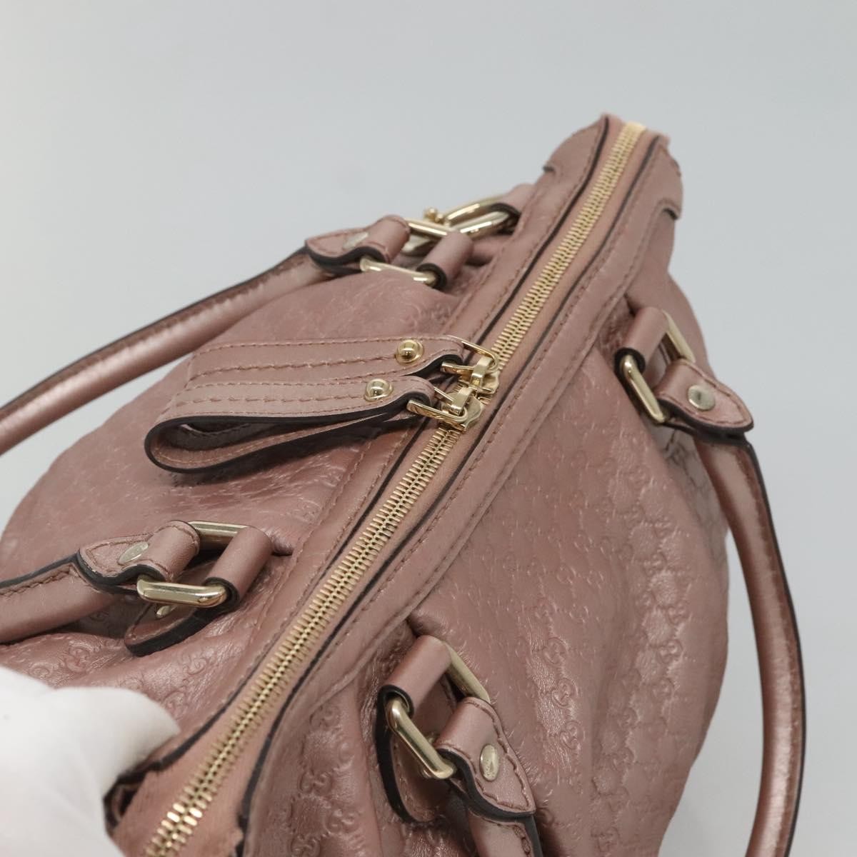 Gucci Sukey Top Handle Satchel Microguccissima Leather, PINK, LEATHER, Tote bag