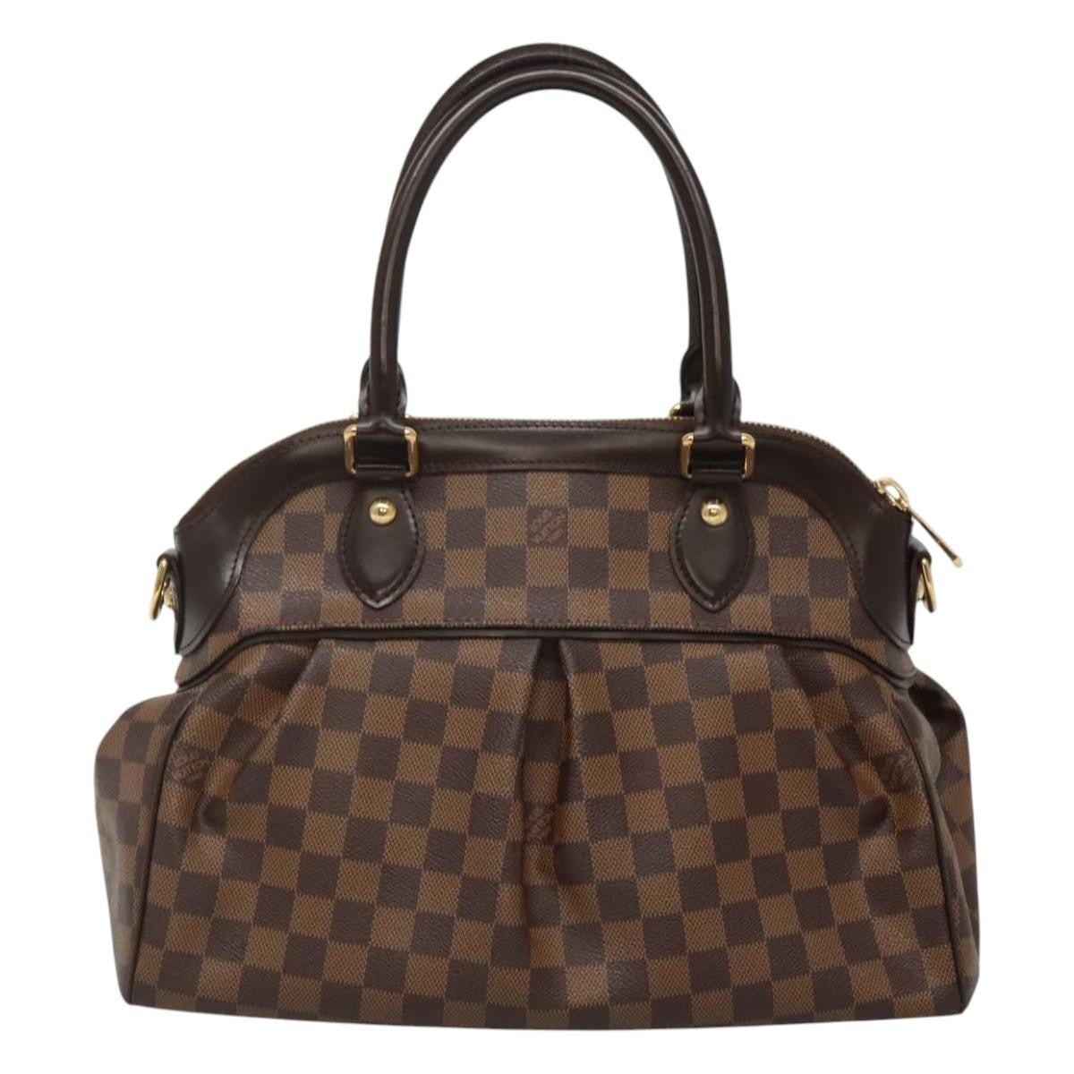 Louis Vuitton Trevi Handbag Damier, BROWN, CANVAS, Handbag