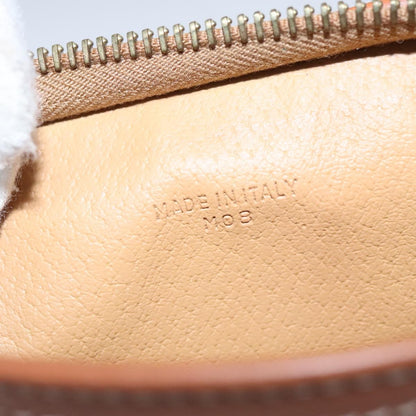 Celine Macadam Pochette Clutch, BROWN, PVC, Clutche & pouche