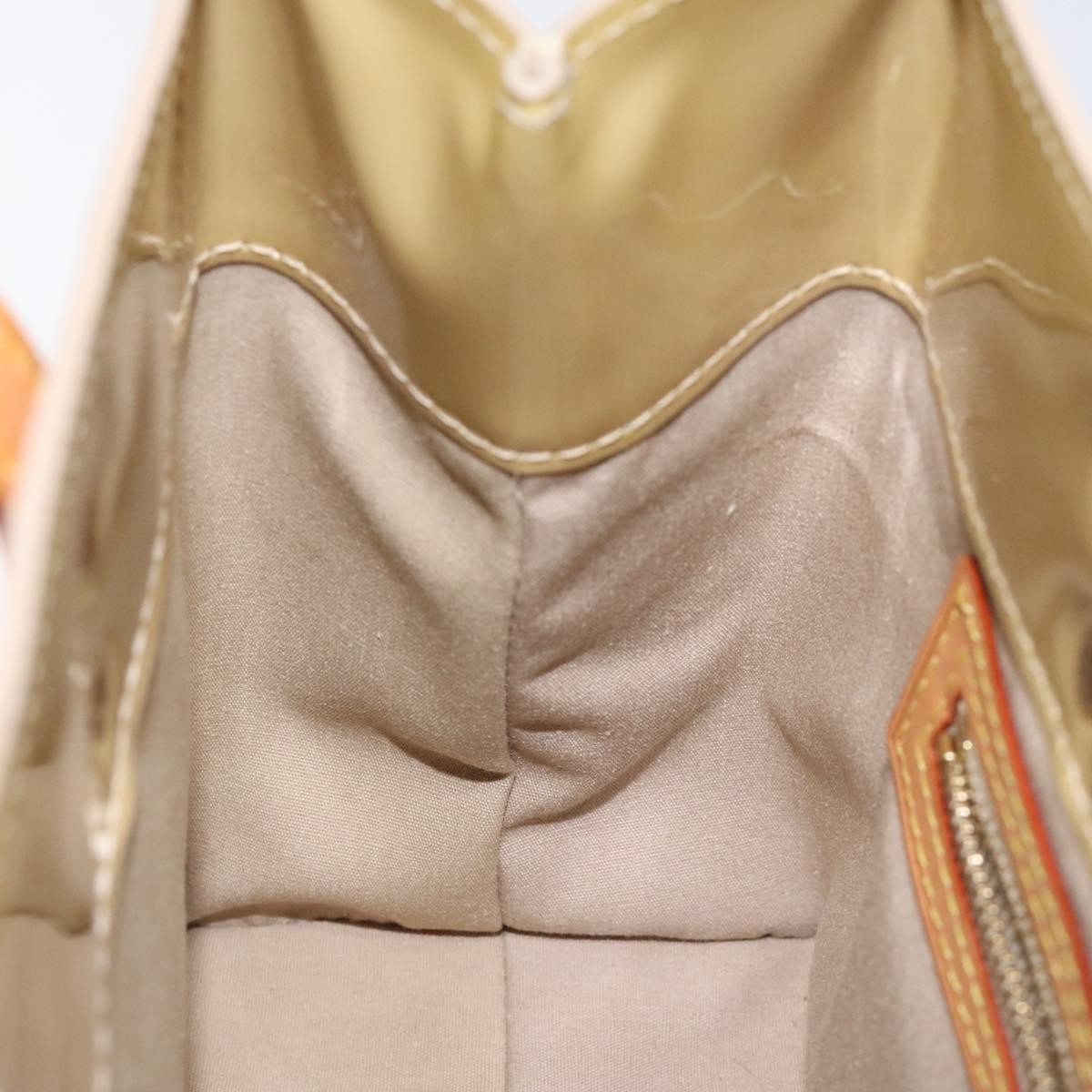 Louis Vuitton Reade Handbag Monogram Vernis, BEIGE, PATENT_LEATHER, Handbag