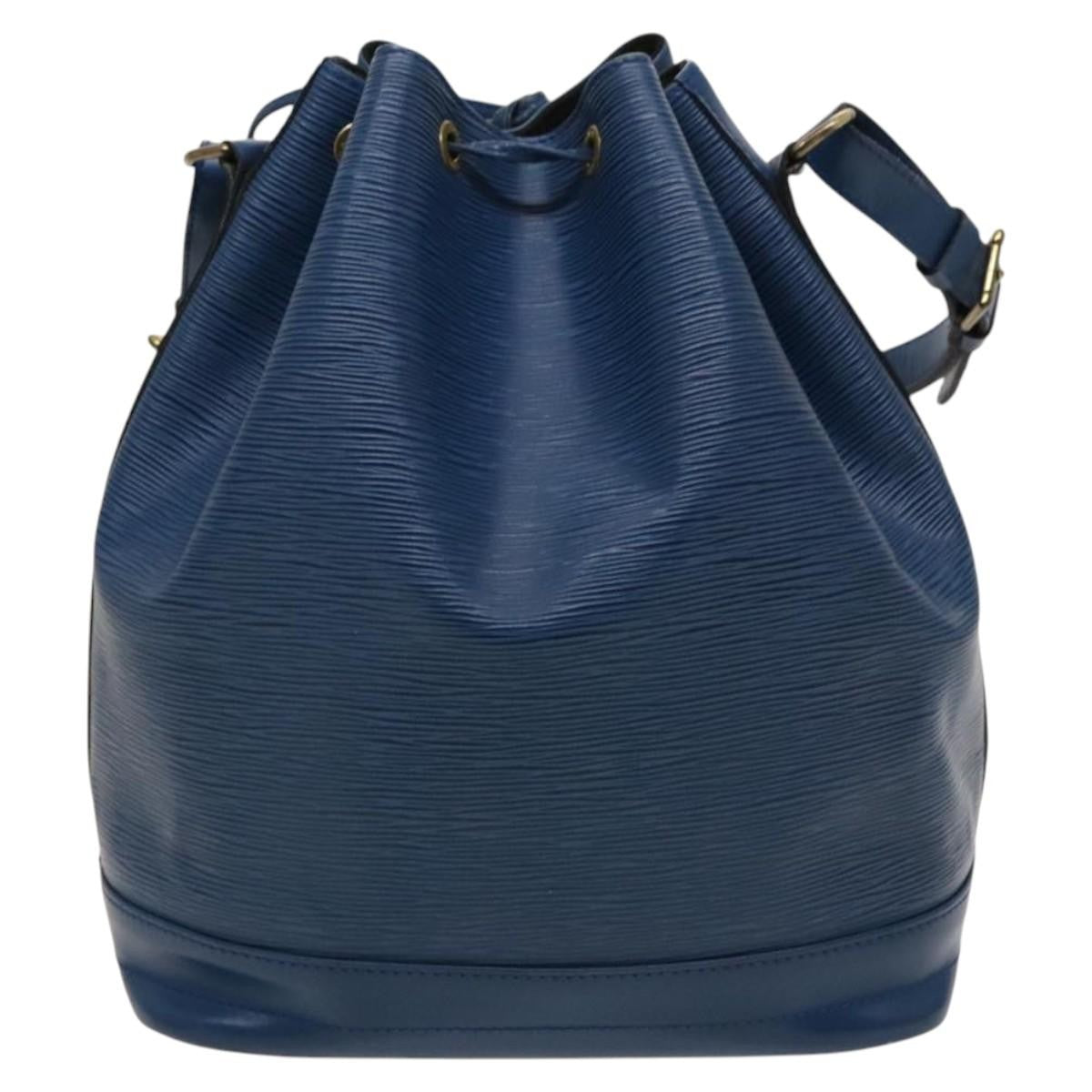 Louis Vuitton Noe Handbag Epi Leather, BLUE, LEATHER, Handbag