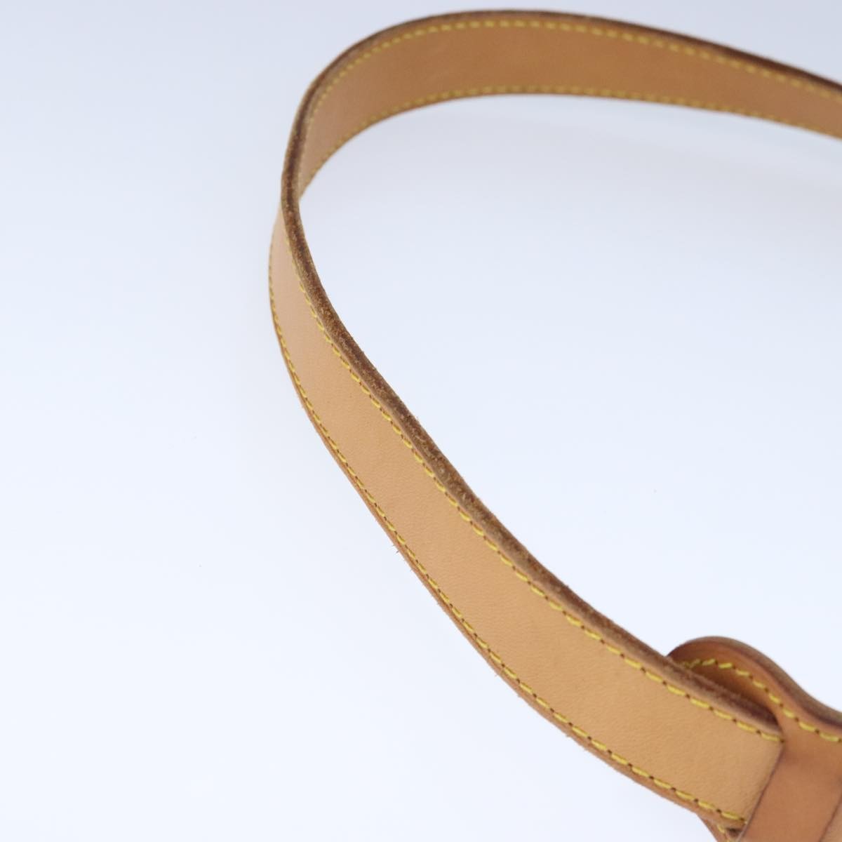 Louis Vuitton Adjustable Shoulder Strap Leather, BEIGE, LEATHER, Straps
