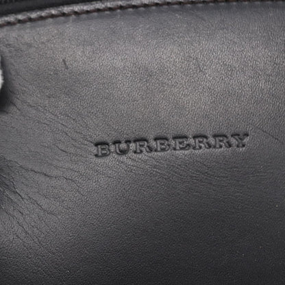 Burberry Vintage Handbag Leather, BLACK, LEATHER, Handbag