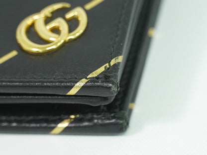 Gucci GG Marmont Wallet Leather, BLACK, LEATHER, Wallets