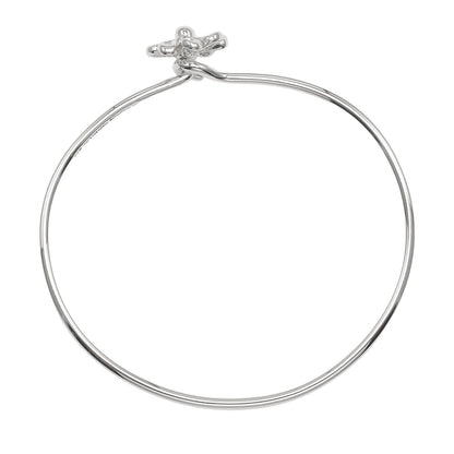 Tiffany & Co. Daisy Bangle Bracelet Silver 925, SILVER, SILVER, Bracelet