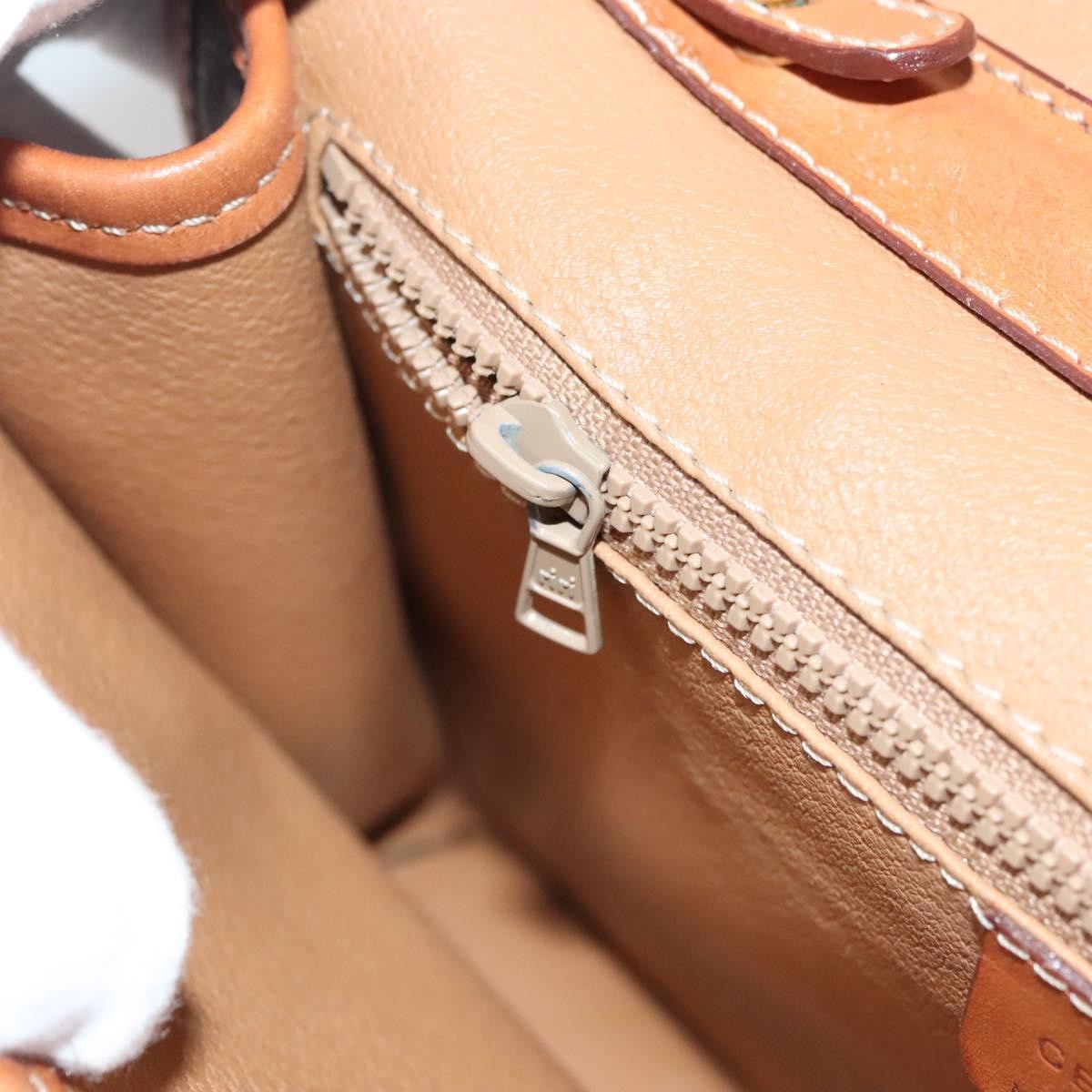 Celine Vintage Macadam Shoulder Bag Canvas, BROWN, CANVAS, Shoulder bag