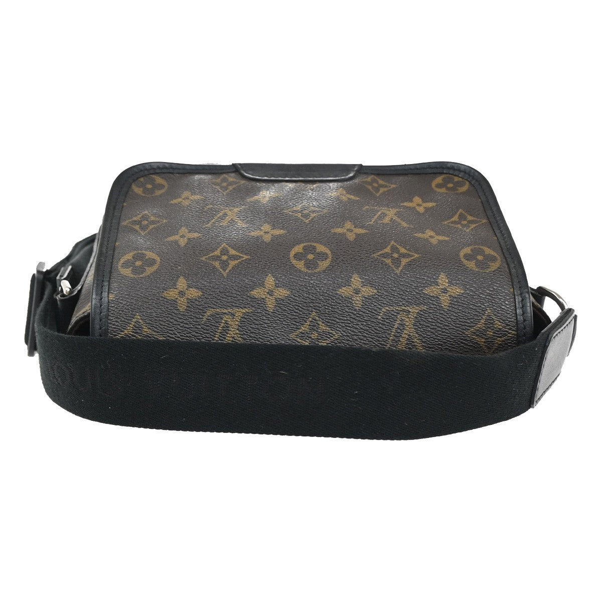 Louis Vuitton Bass Messenger Bag Macassar Monogram Canvas, BROWN, CANVAS, Shoulder bag