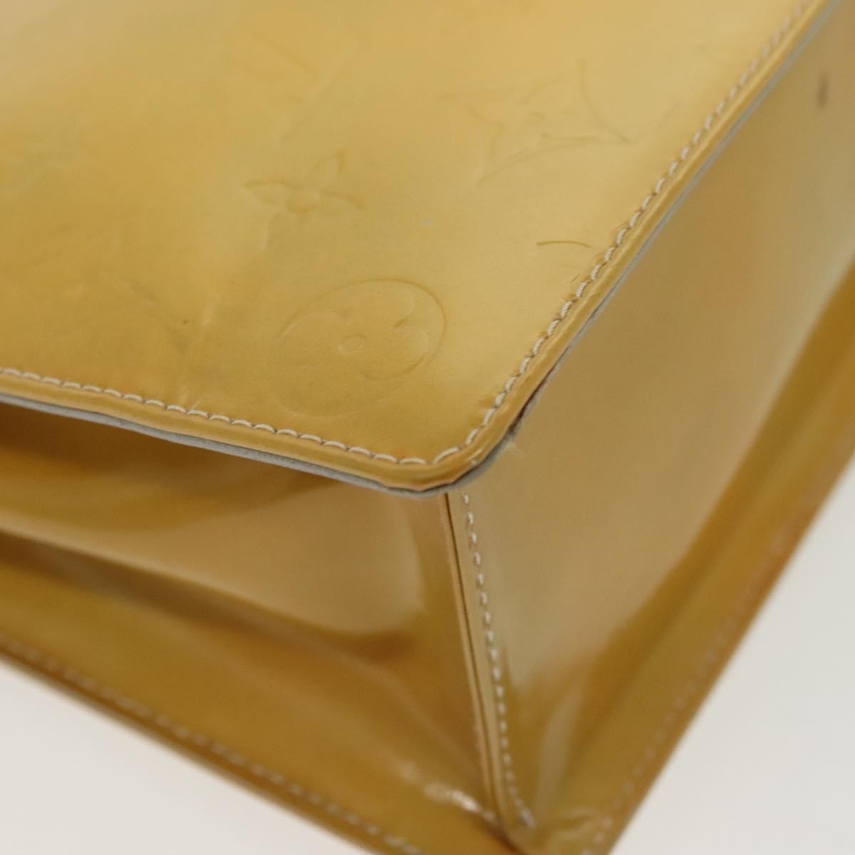 Louis Vuitton Spring Street Handbag Monogram Vernis, BEIGE, PATENT_LEATHER, Handbag