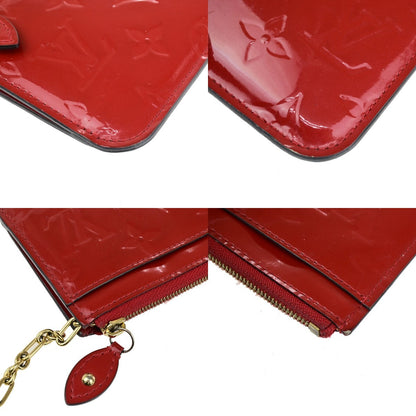 Louis Vuitton Pochette clés NM Monogram Vernis Patent Leather, RED, PATENT_LEATHER, Wallets