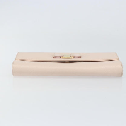 Salvatore Ferragamo Vala Shoulder Bag Leather, PINK, LEATHER, Shoulder bag