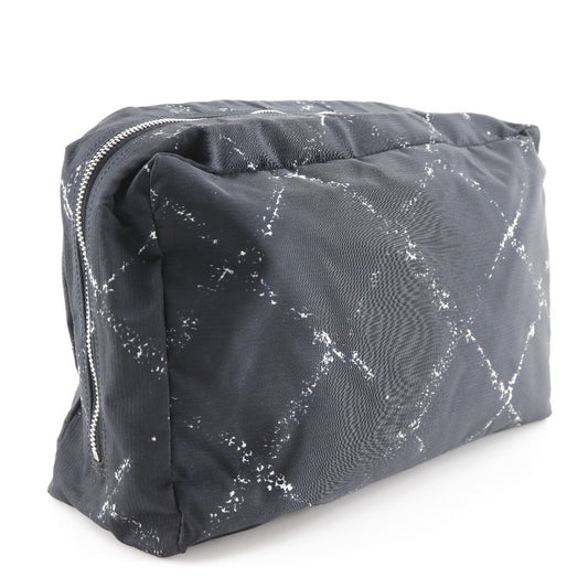 Chanel Travel line pouch Nylon, BLACK, NYLON, Travel bag