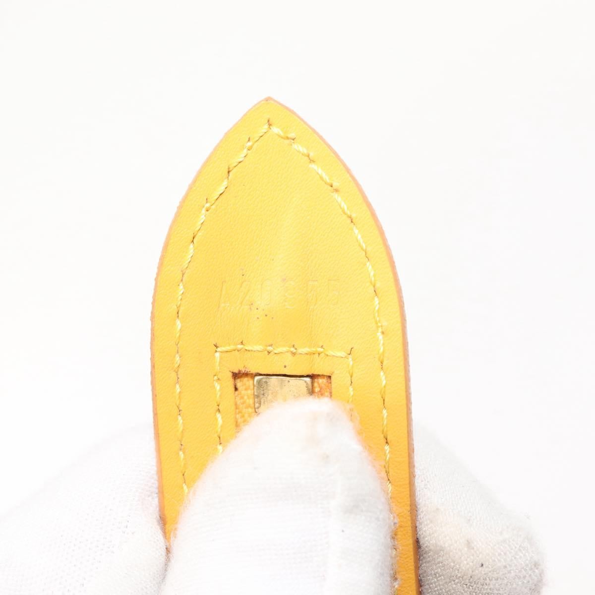 Louis Vuitton Saint Jacques Handbag Epi Leather, YELLOW, LEATHER, Shoulder bag