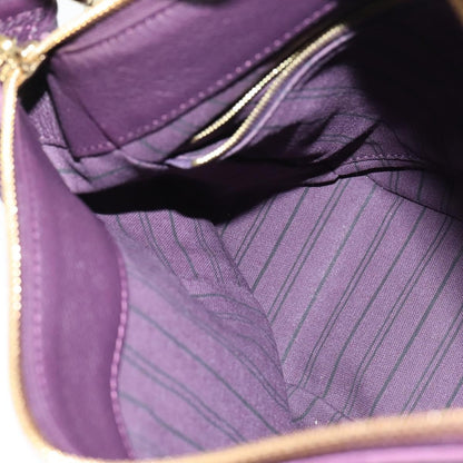 Louis Vuitton Audacieuse Handbag Monogram Empreinte Leather, PURPLE, LEATHER, Shoulder bag