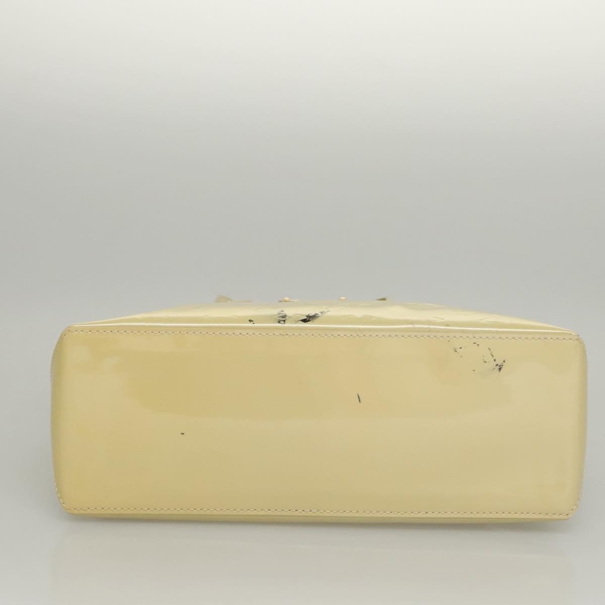 Louis Vuitton Wilshire Handbag Monogram Vernis, BEIGE, PATENT_LEATHER, Handbag